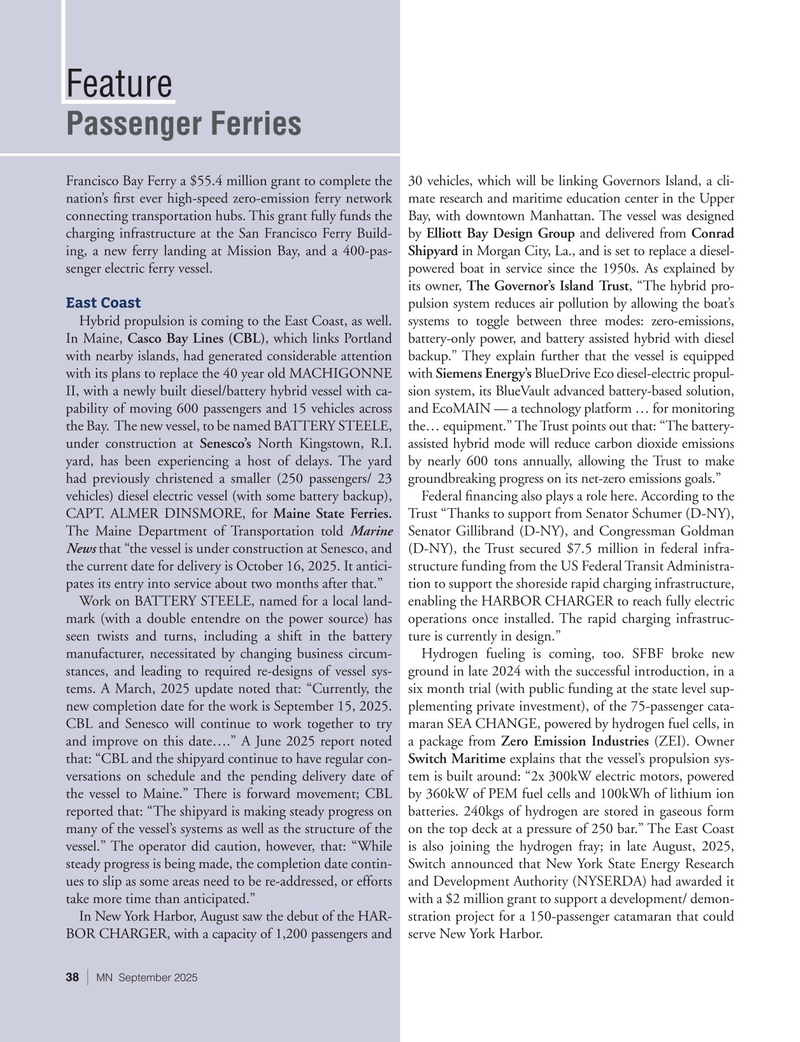 Marine News Magazine, page 38,  Sep 2025
