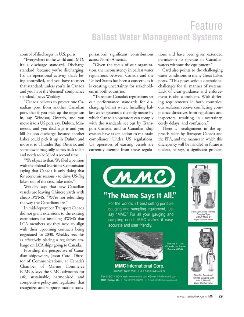 Marine News Magazine, page 29,  Nov 2025