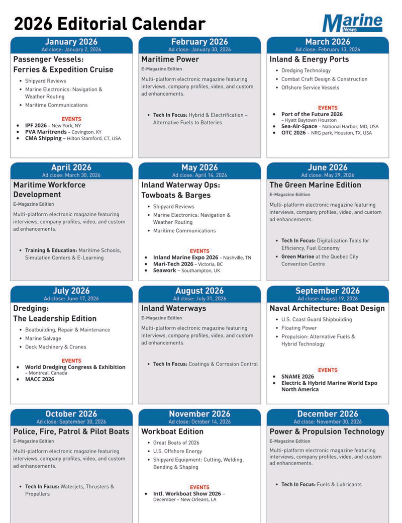 Marine News Magazine, page 61,  Nov 2025