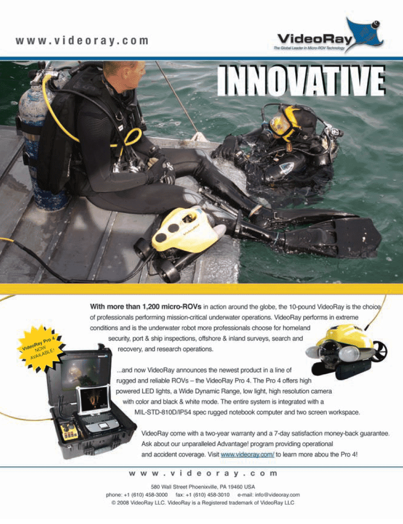 Marine Technology Magazine, page 2nd Cover,  Apr 2005