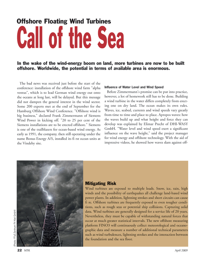Marine Technology Magazine, page 22,  Apr 2005