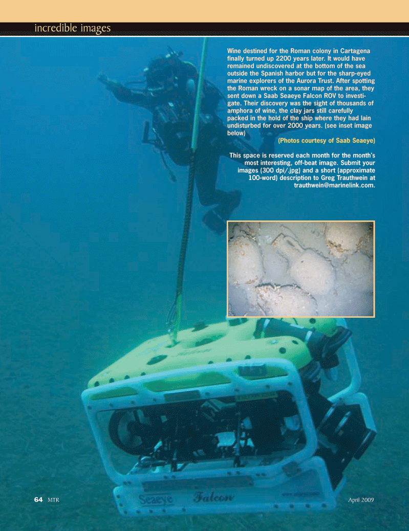 Marine Technology Magazine, page 64,  Apr 2005