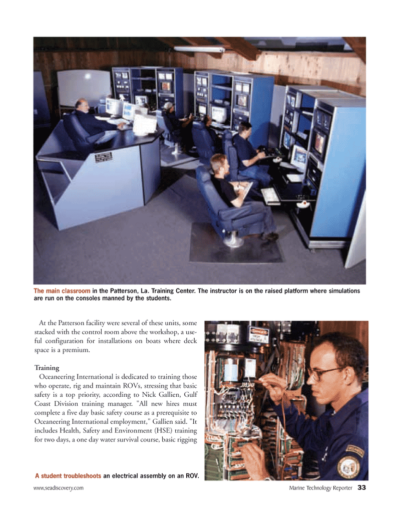 Marine Technology Magazine, page 32,  Jul 2005