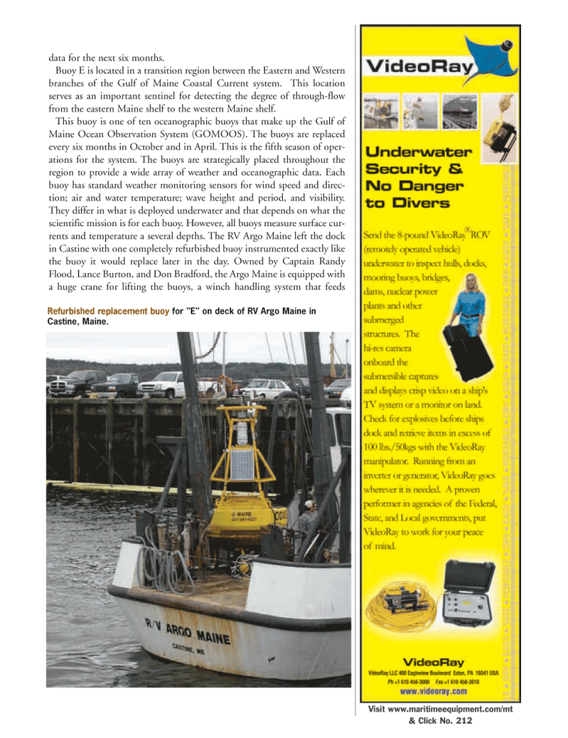 Marine Technology Magazine, page 29,  Jan 2006