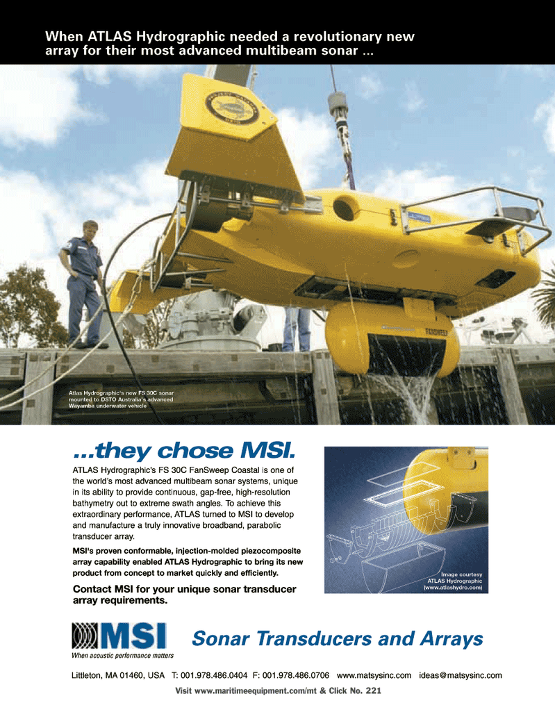 Marine Technology Magazine, page 16,  Mar 2006