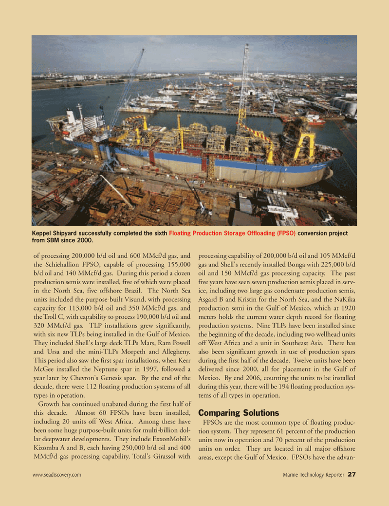 Marine Technology Magazine, page 27,  Apr 2006