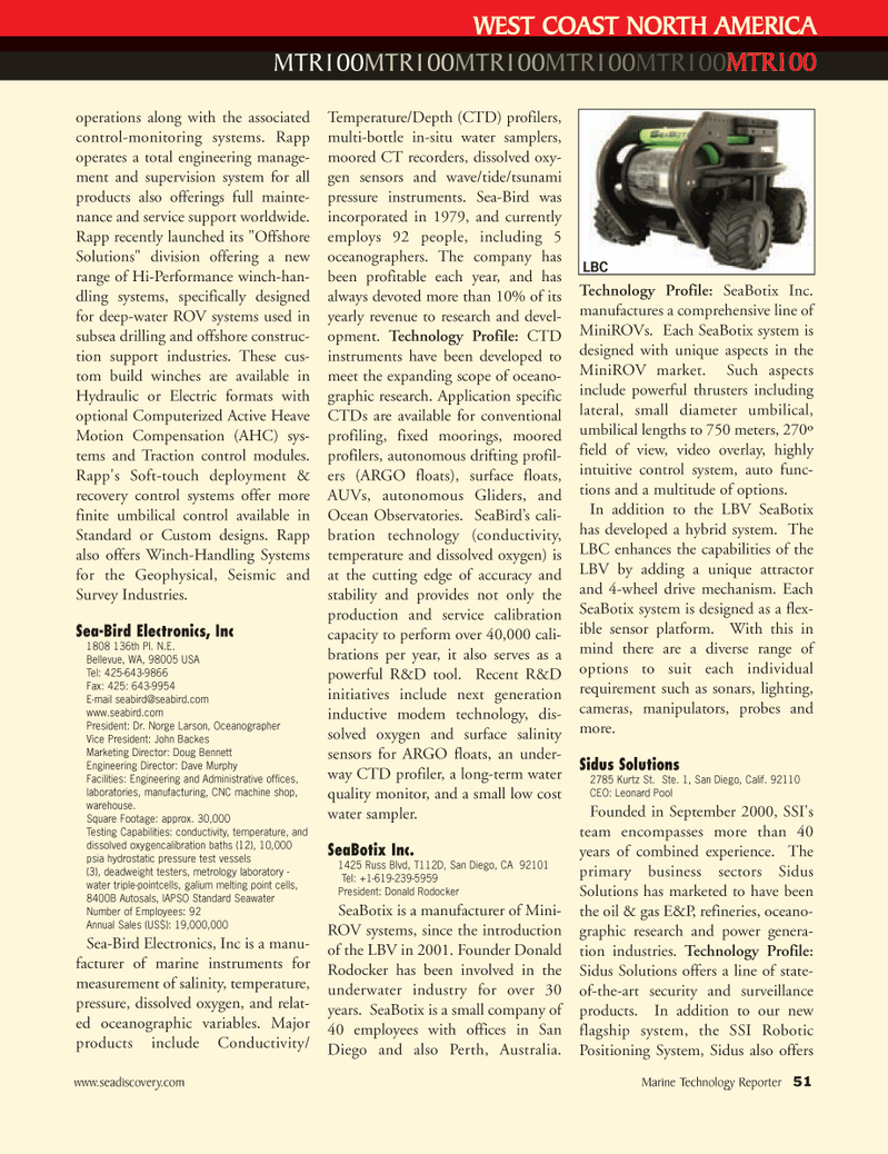 Marine Technology Magazine, page 51,  Jul 2007