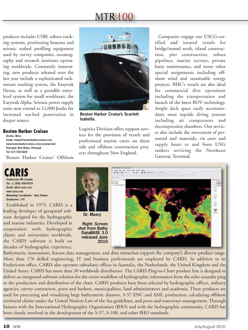 Marine Technology Magazine, page 10,  Jul 2010