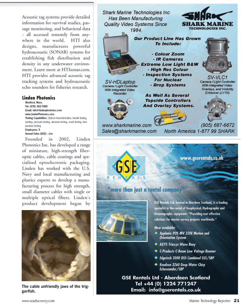 Marine Technology Magazine, page 21,  Jul 2010