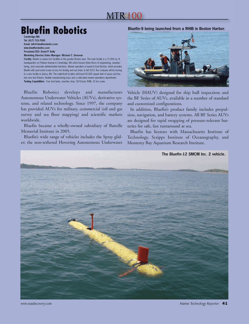 Marine Technology Magazine, page 41,  Jul 2010