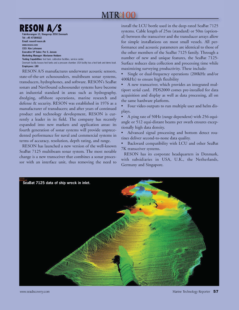 Marine Technology Magazine, page 57,  Jul 2010