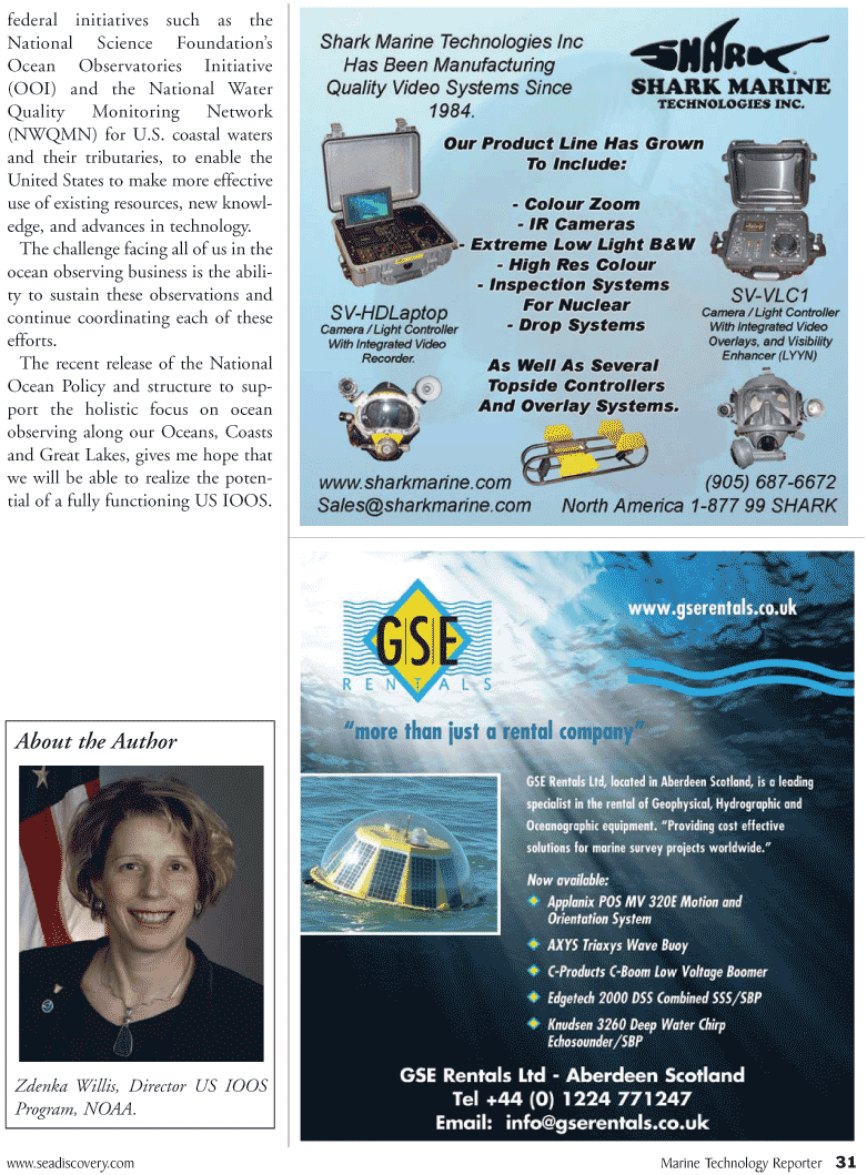 Marine Technology Magazine, page 31,  Sep 2010