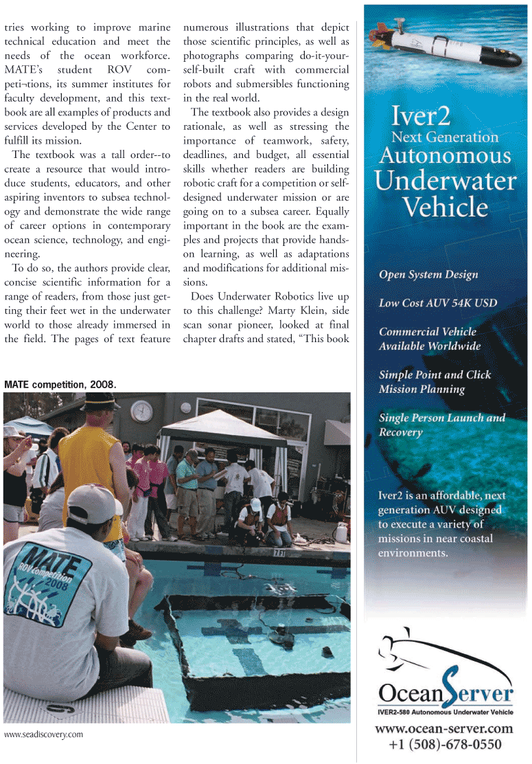Marine Technology Magazine, page 17,  Nov 2010