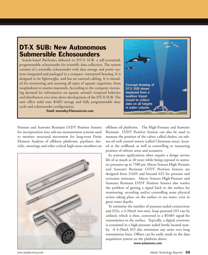 Marine Technology Magazine, page 55,  Nov 2010