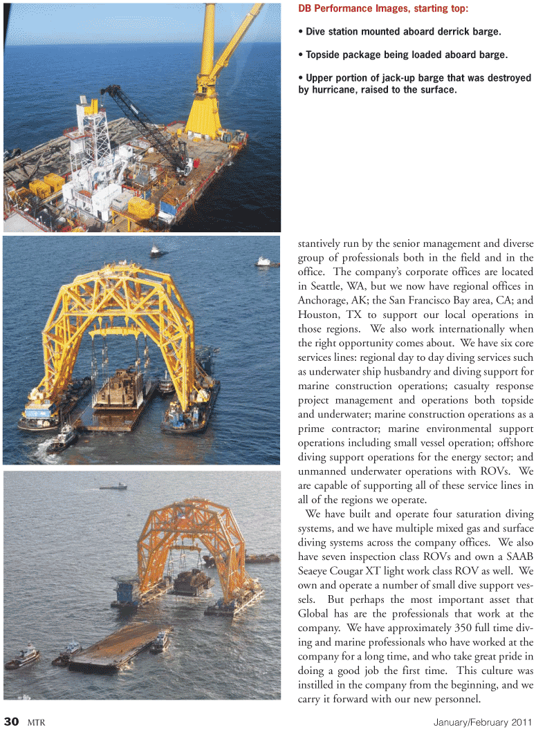 Marine Technology Magazine, page 30,  Jan 2011