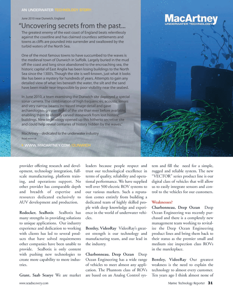 Marine Technology Magazine, page 31,  Mar 2011