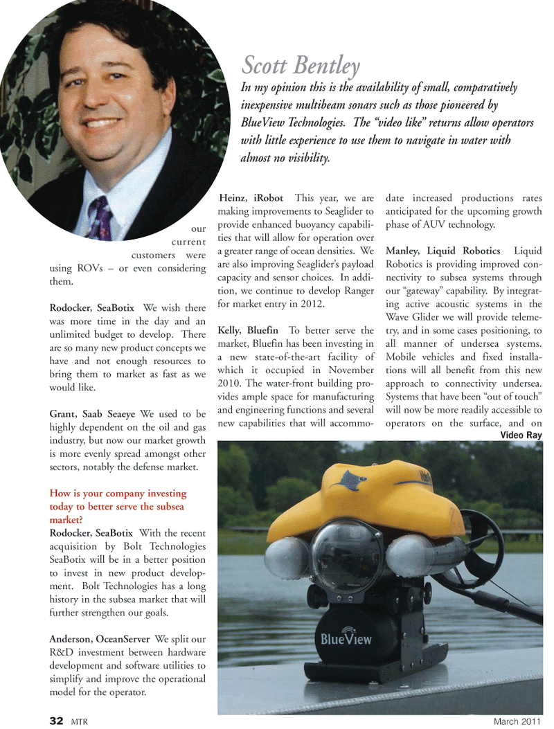 Marine Technology Magazine, page 32,  Mar 2011