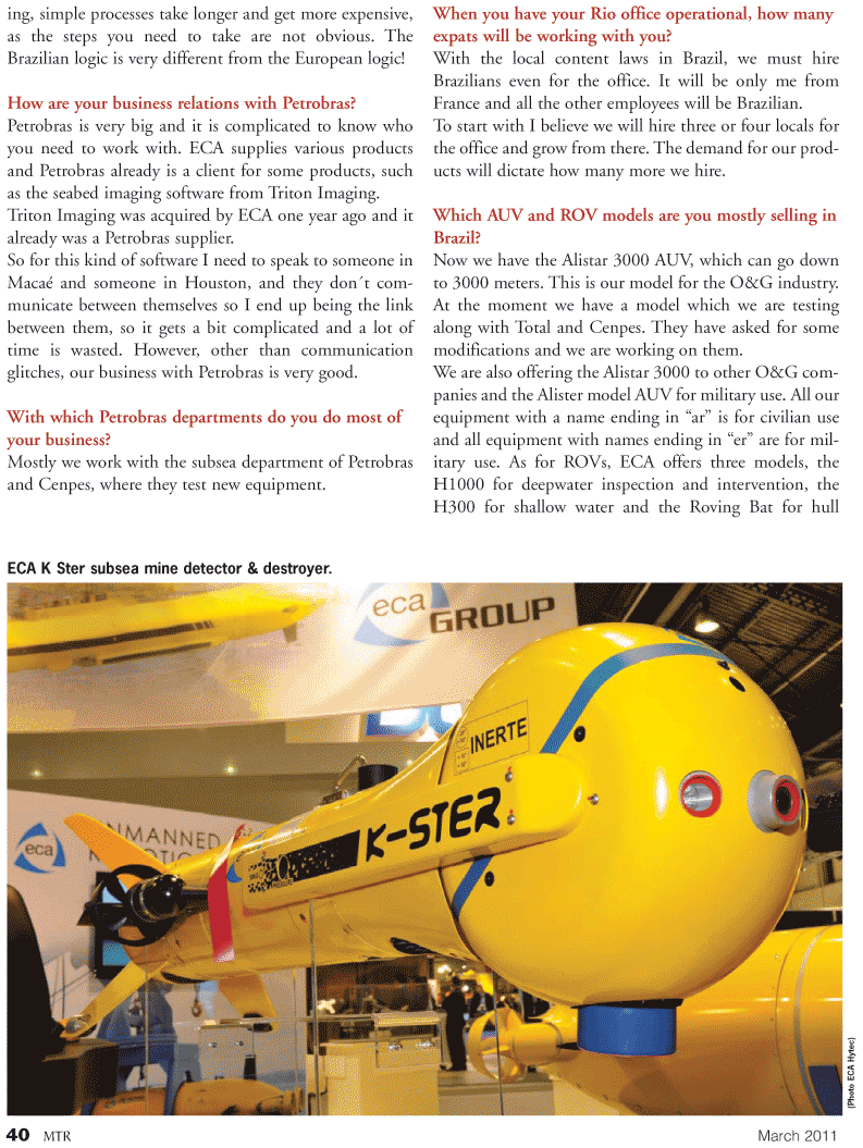 Marine Technology Magazine, page 40,  Mar 2011