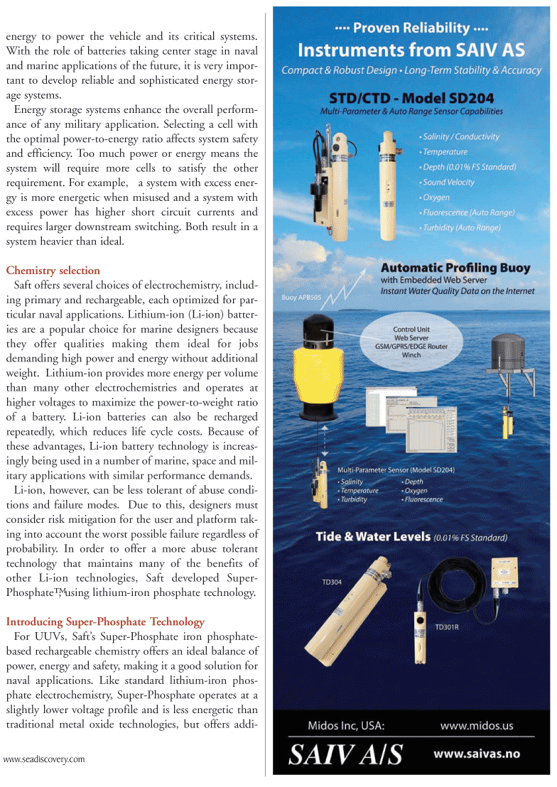 Marine Technology Magazine, page 45,  Mar 2011