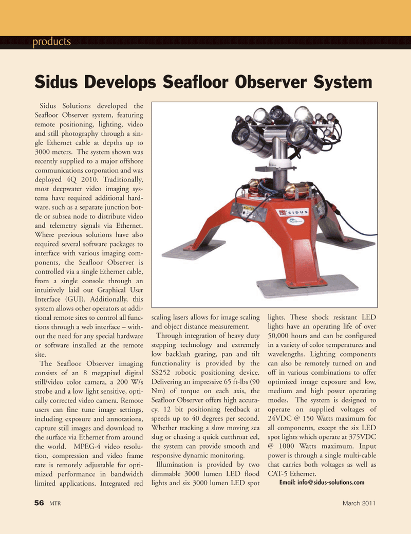Marine Technology Magazine, page 56,  Mar 2011