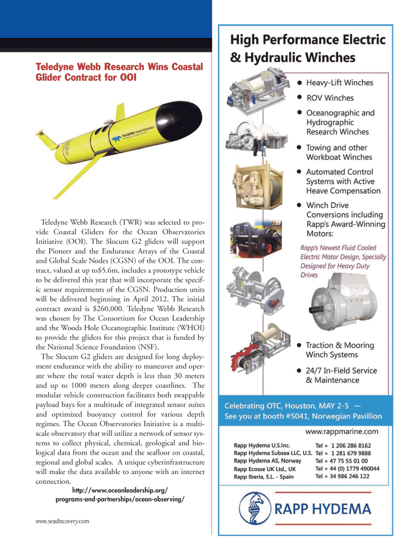 Marine Technology Magazine, page 15,  Apr 2011