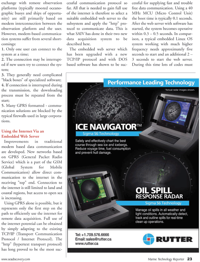 Marine Technology Magazine, page 23,  Apr 2011