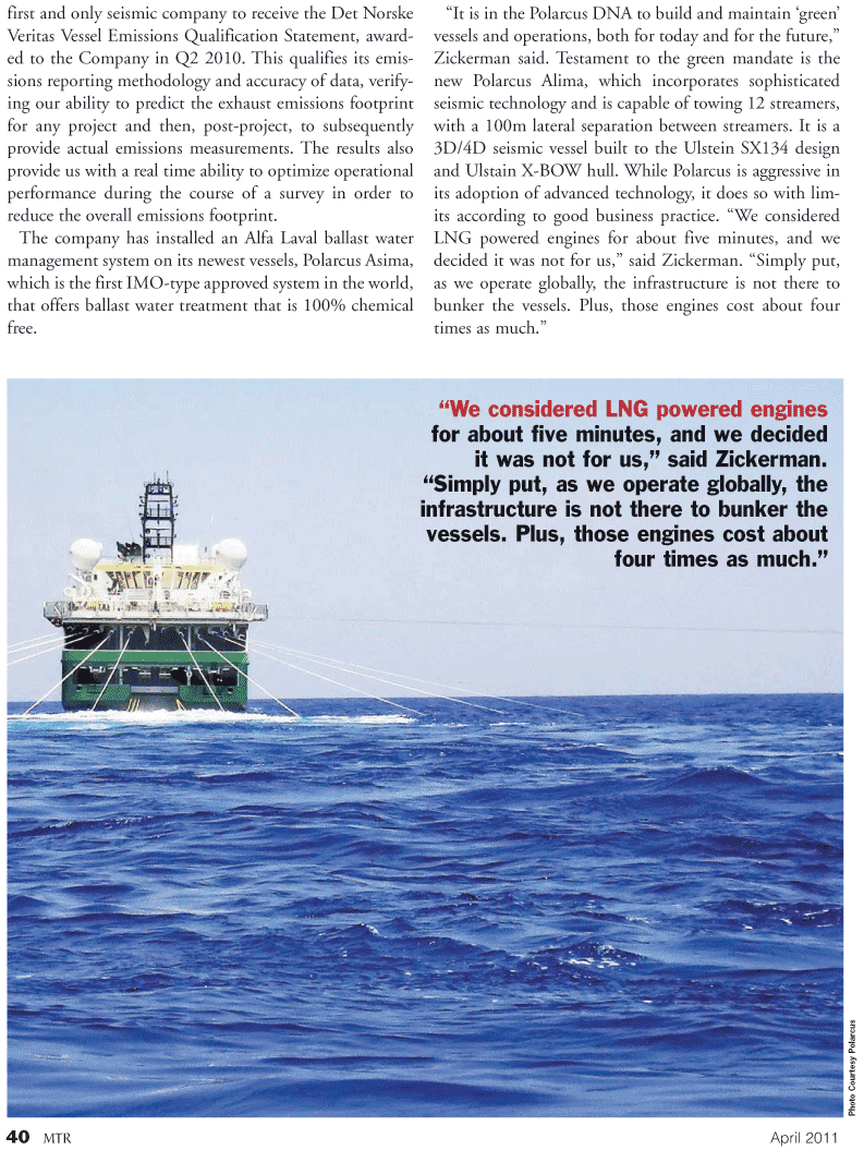 Marine Technology Magazine, page 40,  Apr 2011