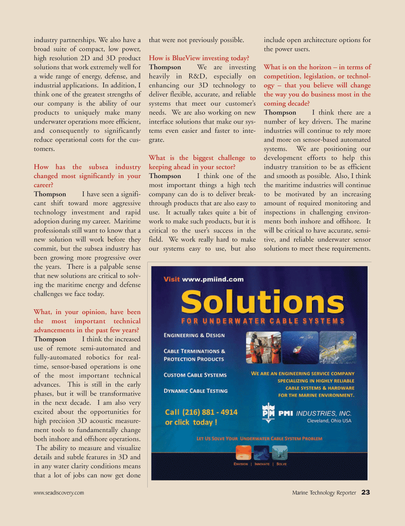 Marine Technology Magazine, page 23,  Jun 2011