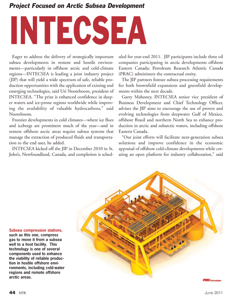 Marine Technology Magazine, page 44,  Jun 2011