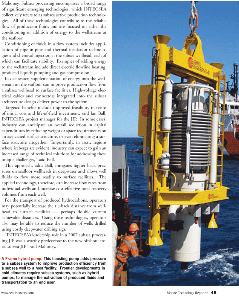 Marine Technology Magazine, page 45,  Jun 2011