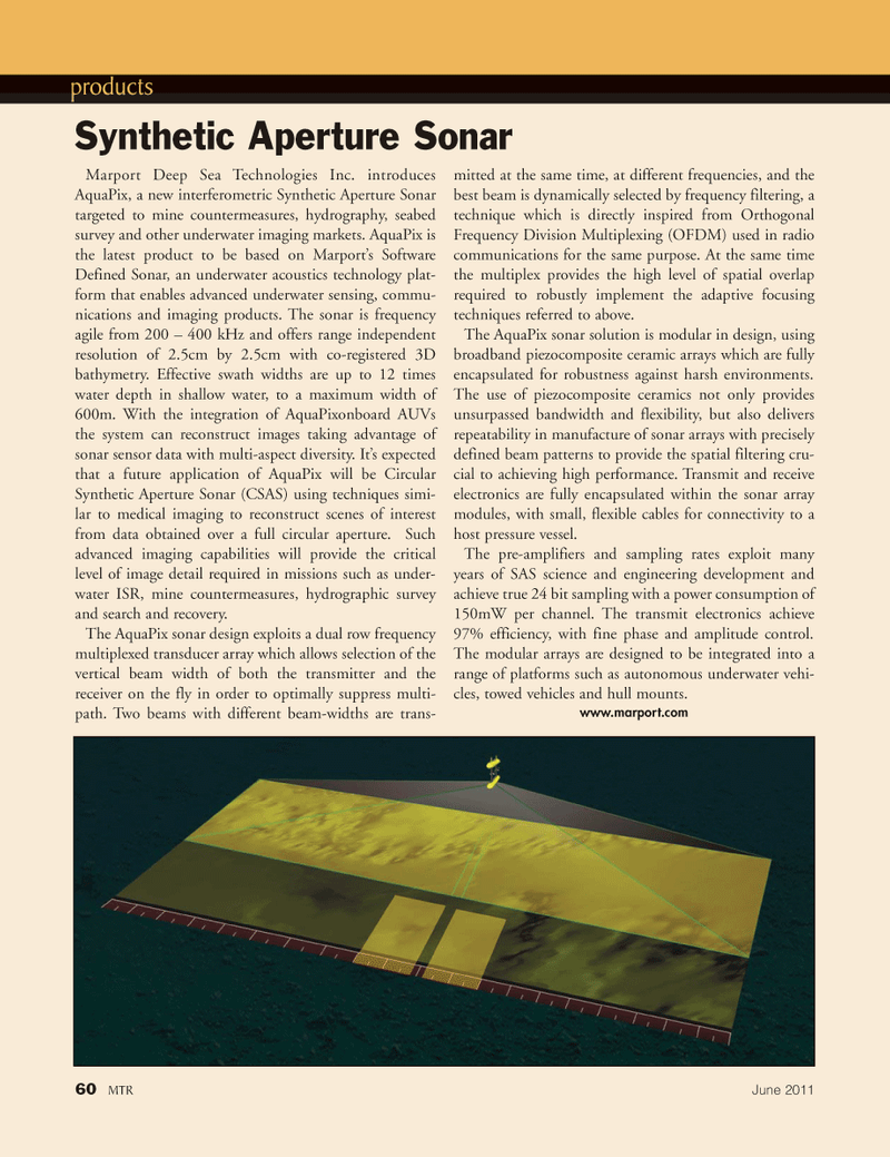 Marine Technology Magazine, page 60,  Jun 2011