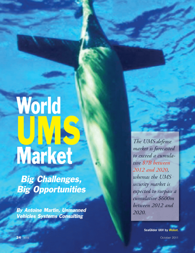 Marine Technology Magazine, page 24,  Oct 2011