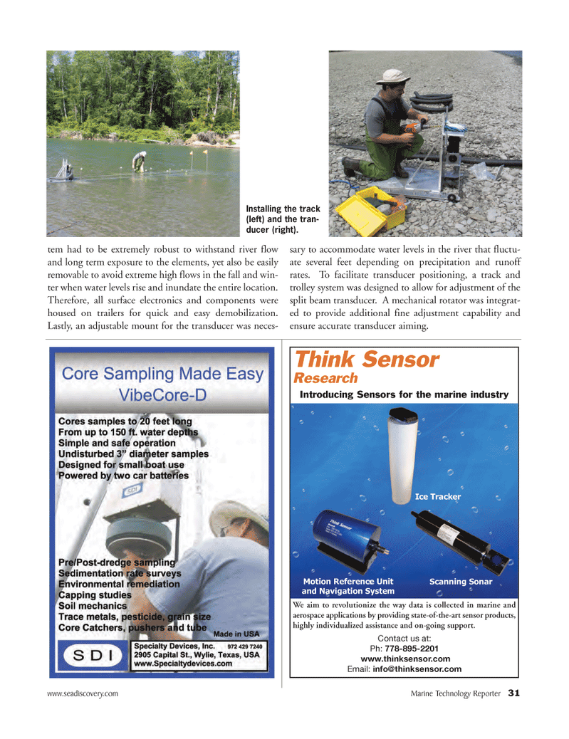 Marine Technology Magazine, page 31,  Oct 2011
