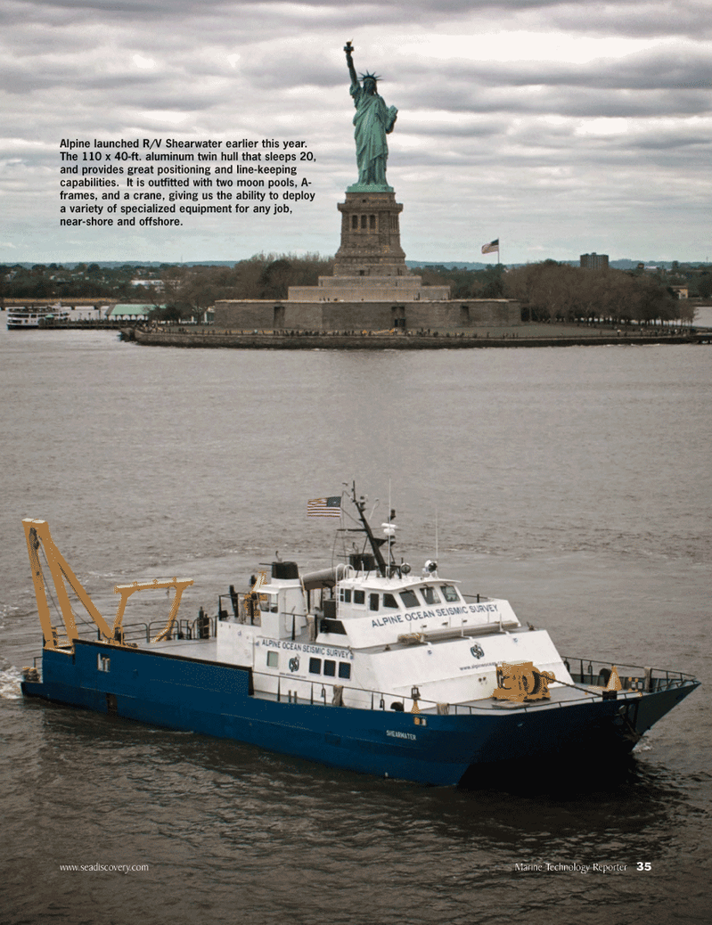 Marine Technology Magazine, page 35,  Oct 2011