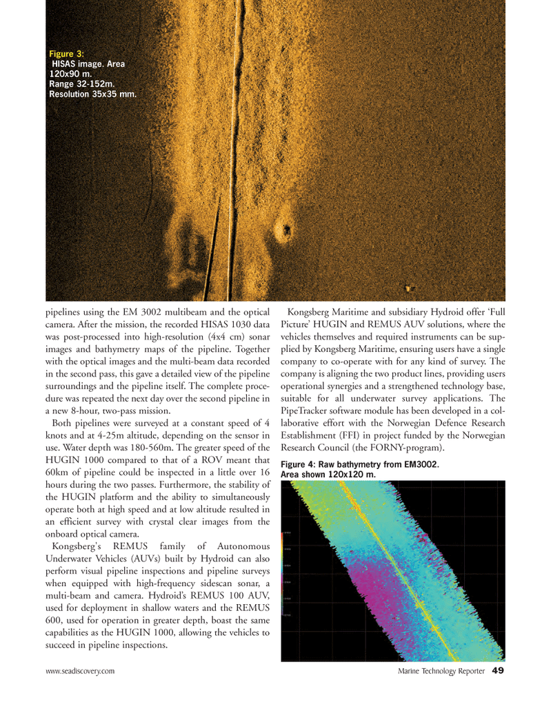 Marine Technology Magazine, page 49,  Oct 2011