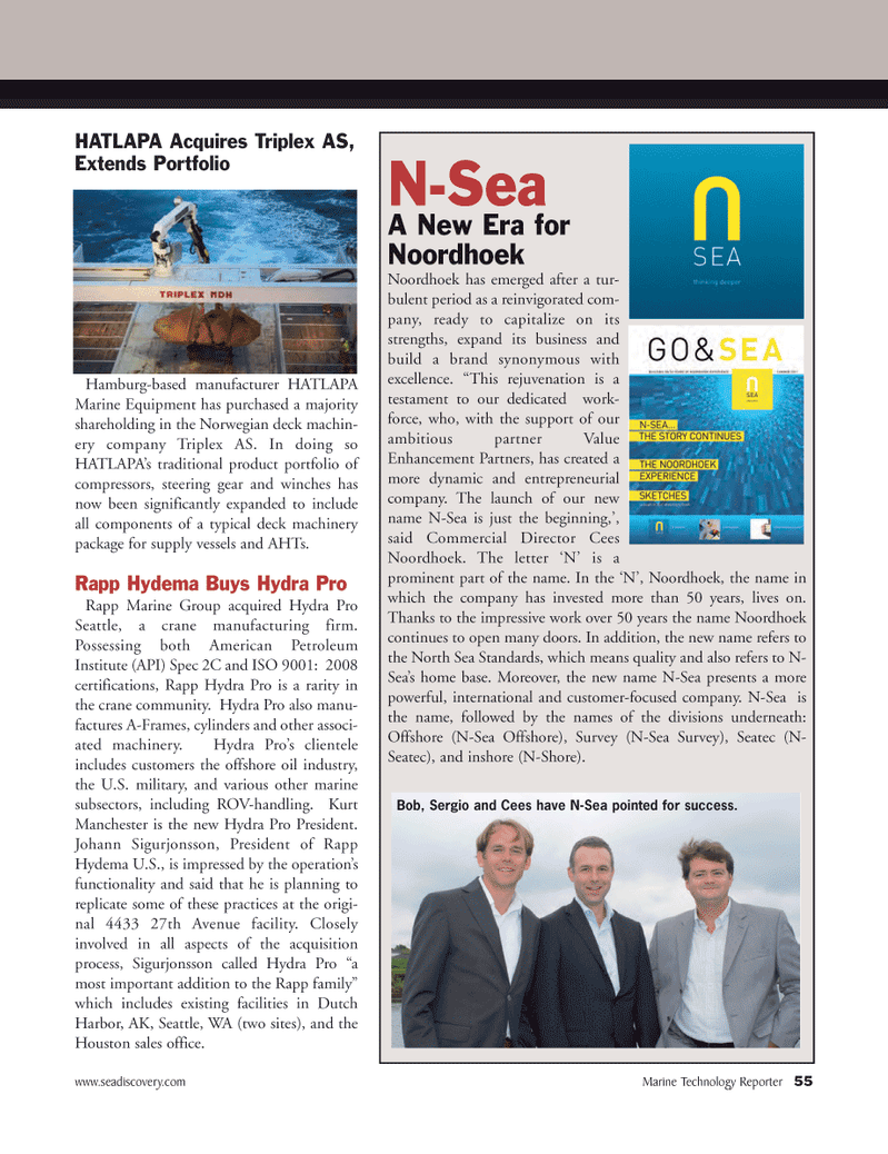 Marine Technology Magazine, page 55,  Oct 2011