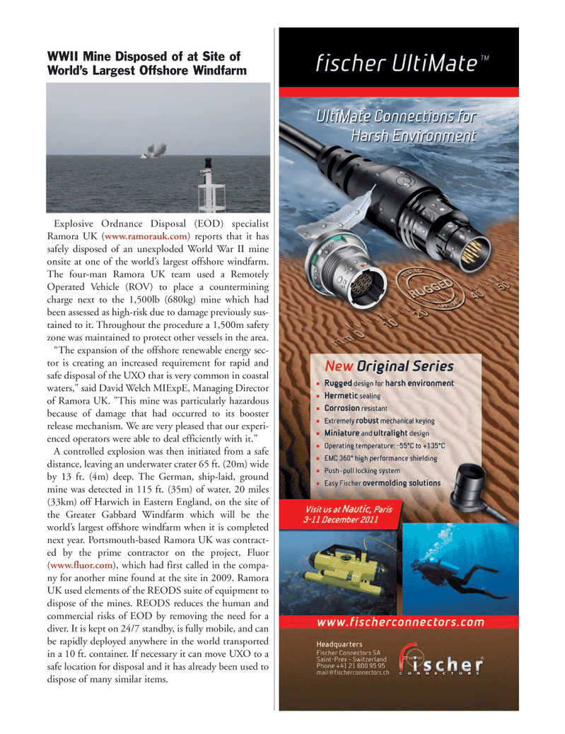 Marine Technology Magazine, page 7,  Oct 2011