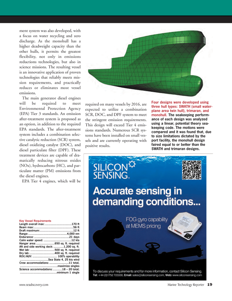 Marine Technology Magazine, page 19,  Nov 2011