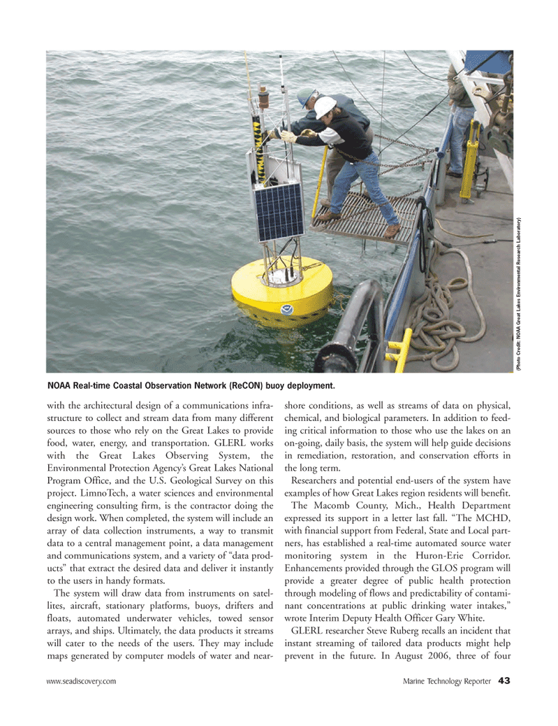 Marine Technology Magazine, page 43,  Nov 2011