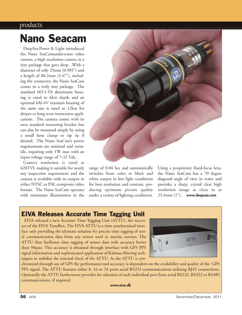 Marine Technology Magazine, page 56,  Nov 2011