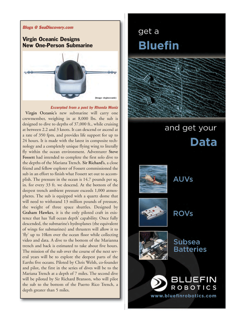 Marine Technology Magazine, page 9,  Jan 2012
