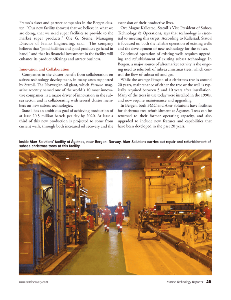 Marine Technology Magazine, page 29,  Jan 2012