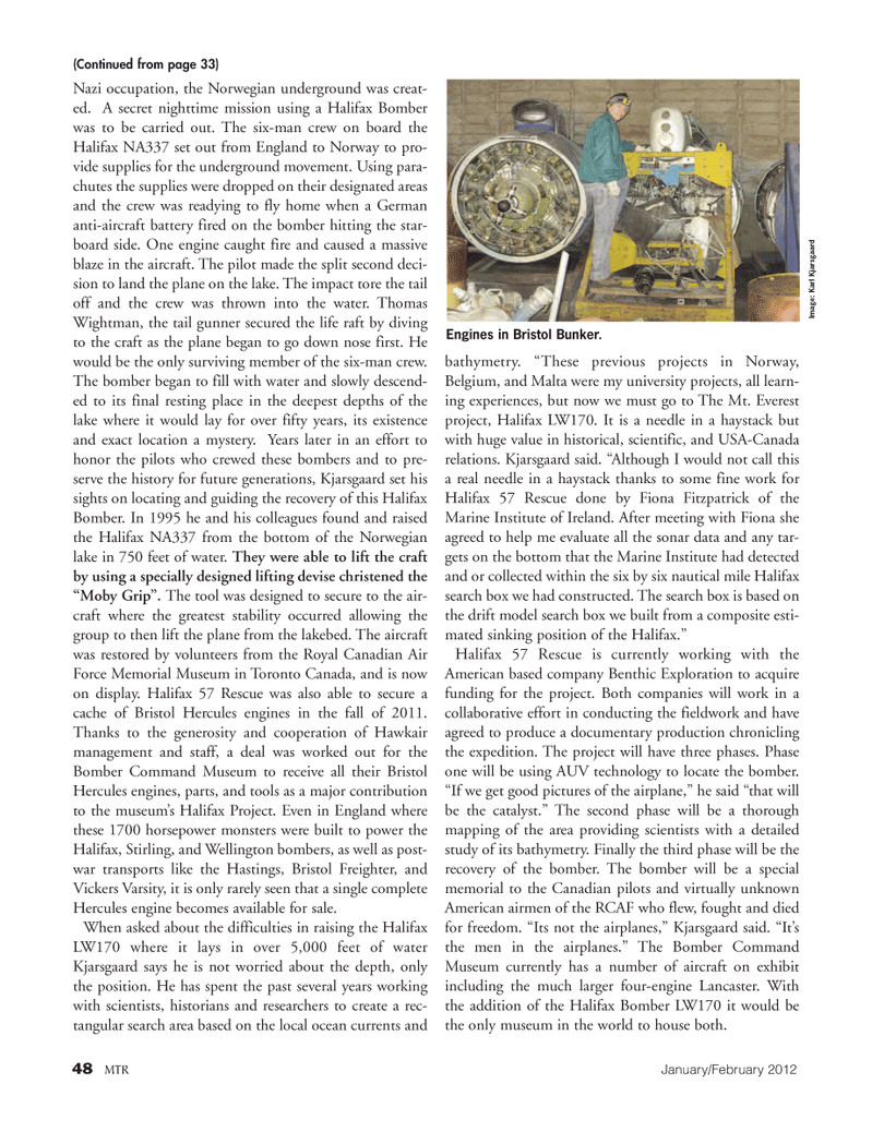 Marine Technology Magazine, page 48,  Jan 2012