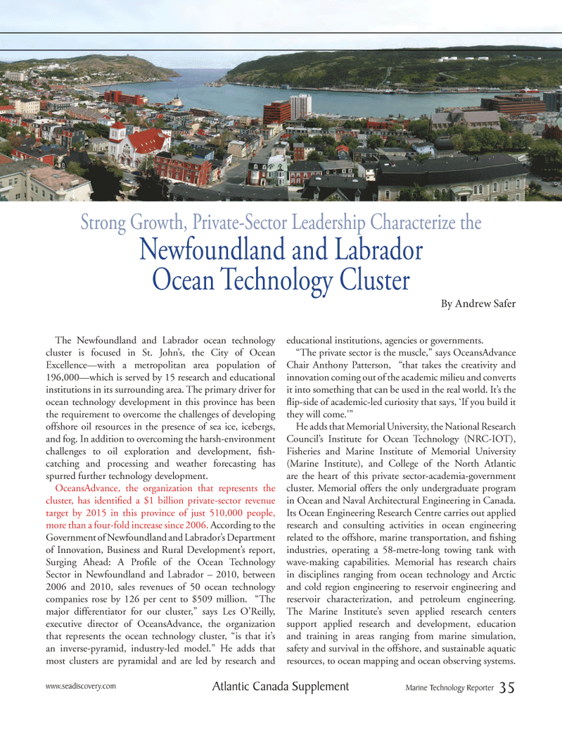 Marine Technology Magazine, page 35,  Mar 2012