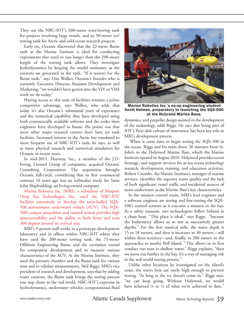 Marine Technology Magazine, page 39,  Mar 2012