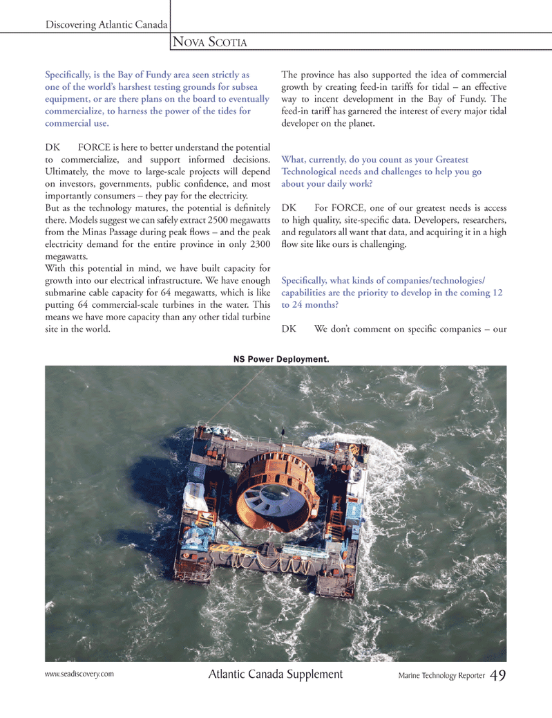 Marine Technology Magazine, page 49,  Mar 2012