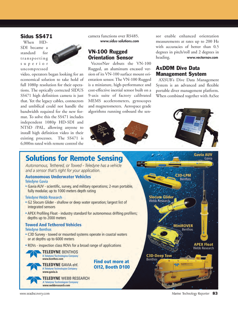 Marine Technology Magazine, page 83,  Mar 2012
