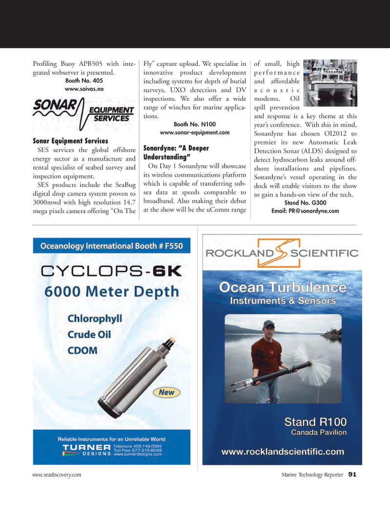 Marine Technology Magazine, page 91,  Mar 2012