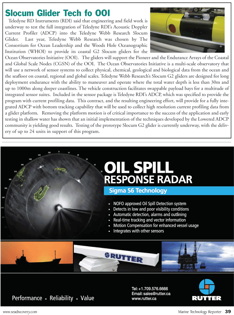 Marine Technology Magazine, page 39,  Apr 2012