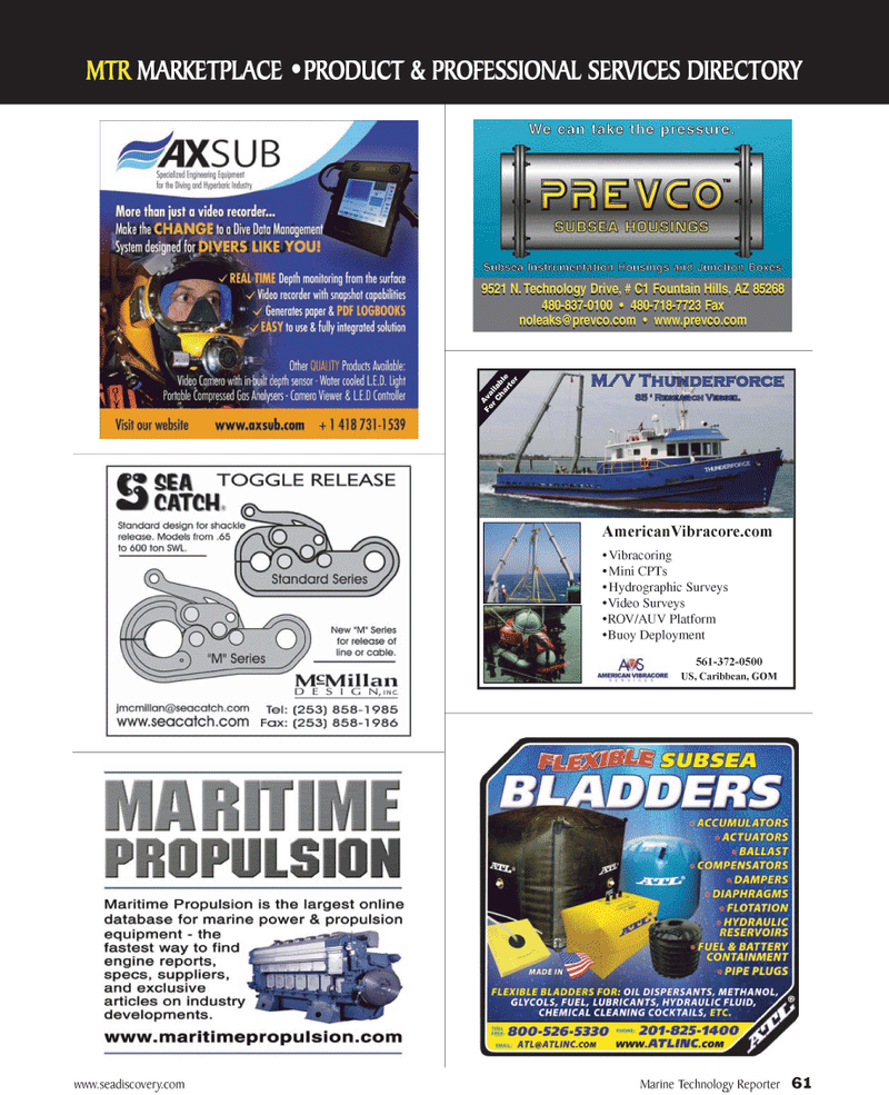 Marine Technology Magazine, page 61,  Apr 2012